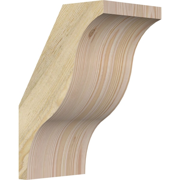 Ekena Millwork 6"W x 8"D x 12"H Funston Rough Sawn Knee Brace, Douglas Fir BRC06X08X12FST00RDF - main